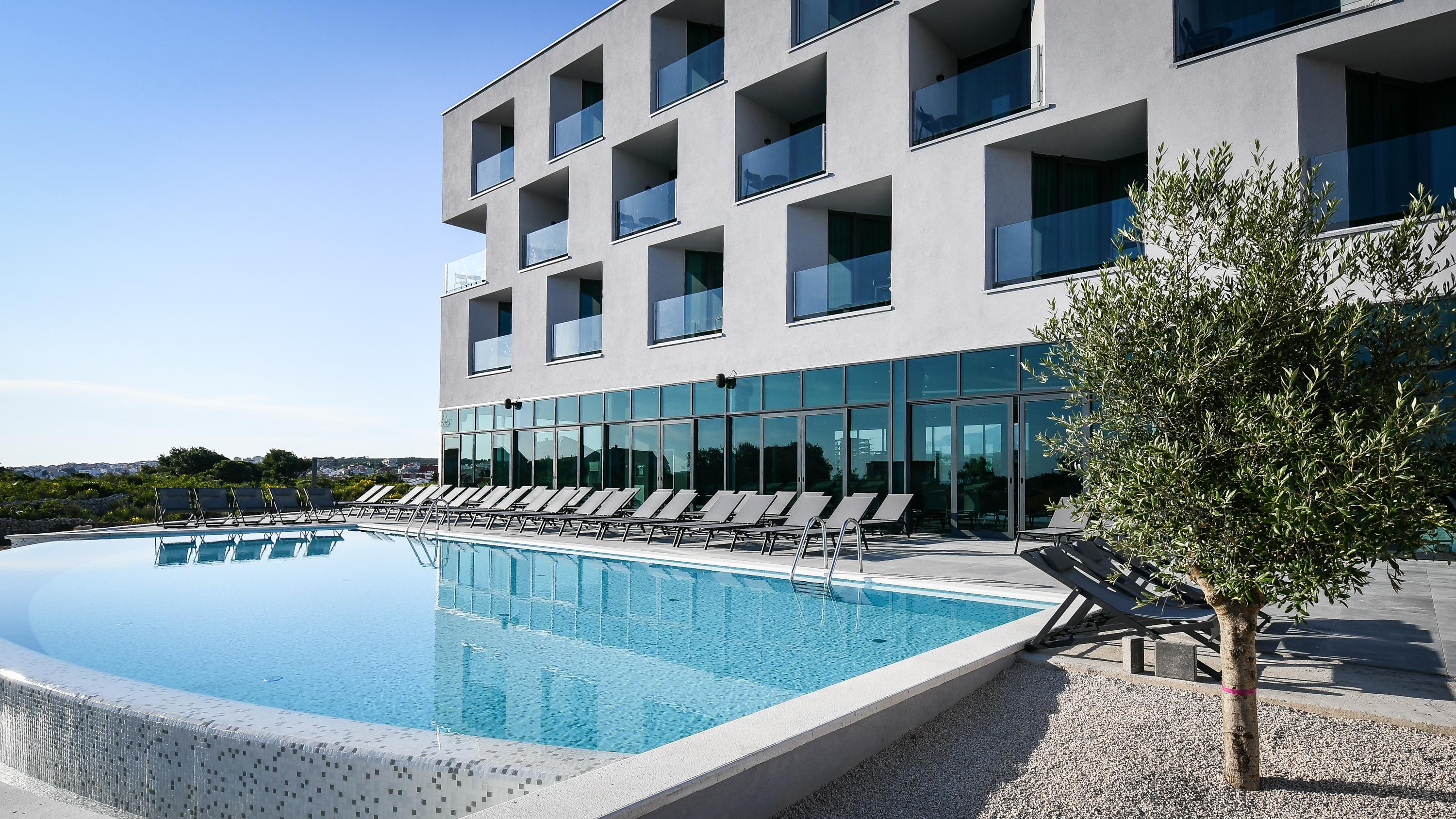 Hotel Olea Novalja Eksteriør bilde